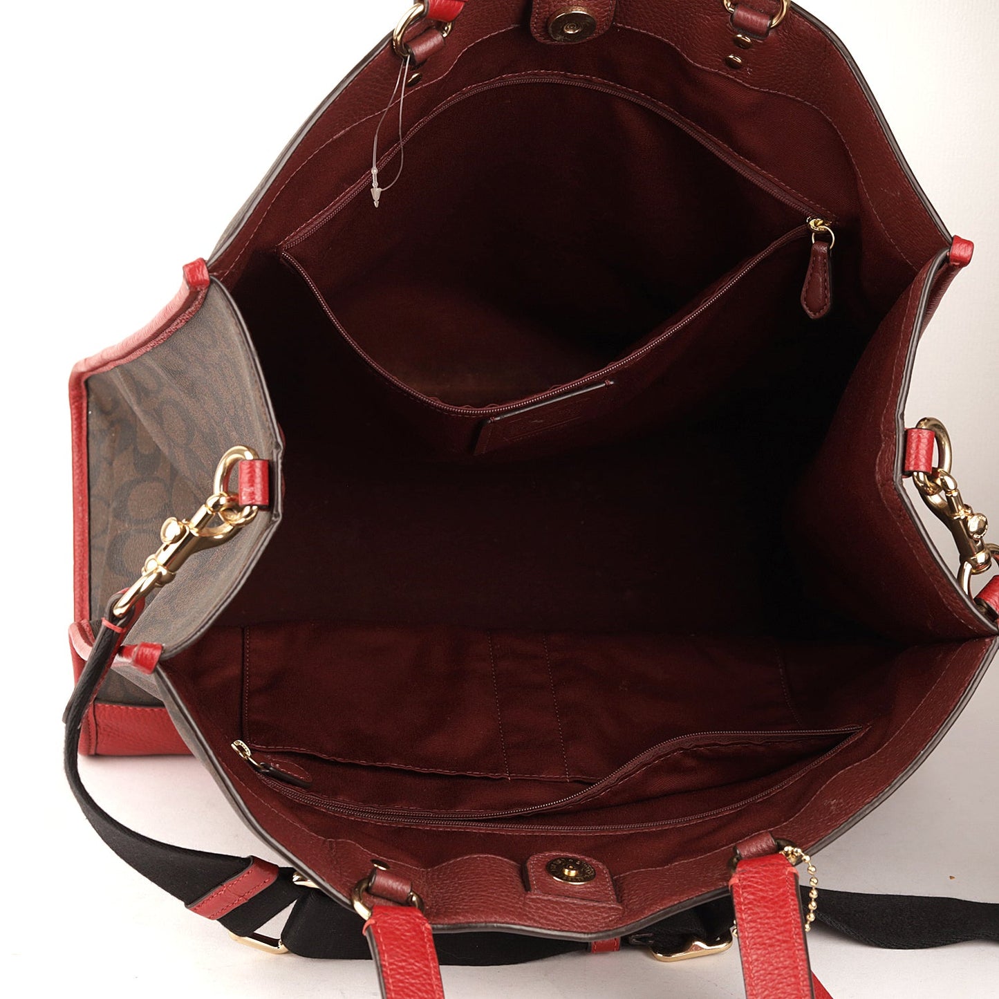 Coach Multicolor Signature Canvas and Leather Dempsey Tote