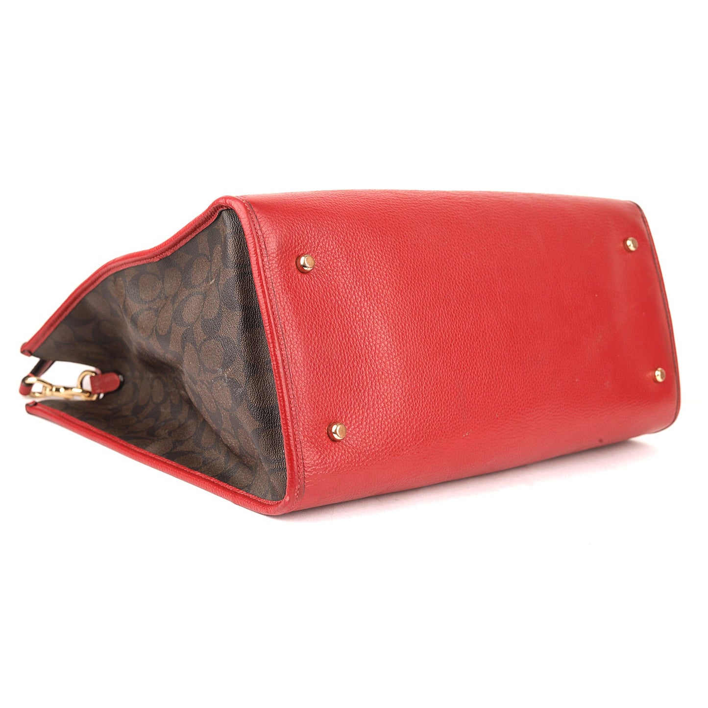 Coach Multicolor Signature Canvas and Leather Dempsey Tote