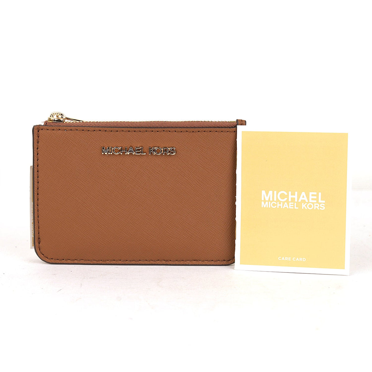 Michael Kors Top Zip Coin Pouch with ID Holder Saffiano Leather