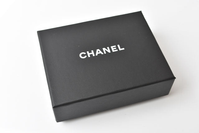 Chanel Necklace/Pendant, Metal, Rhinestone, Gunmetal/Red, W3.7√óH2.8cm, 42cm