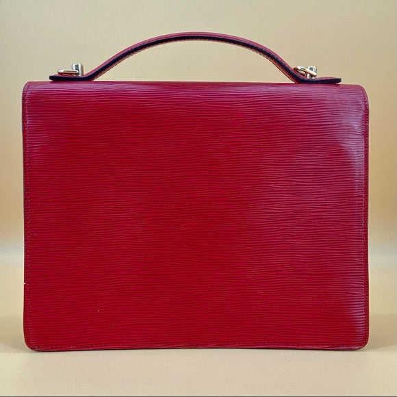 LOUIS VUITTON Red Metie Vintage handbag