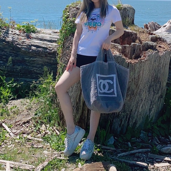 Chanel Vintage cotton beach Tote