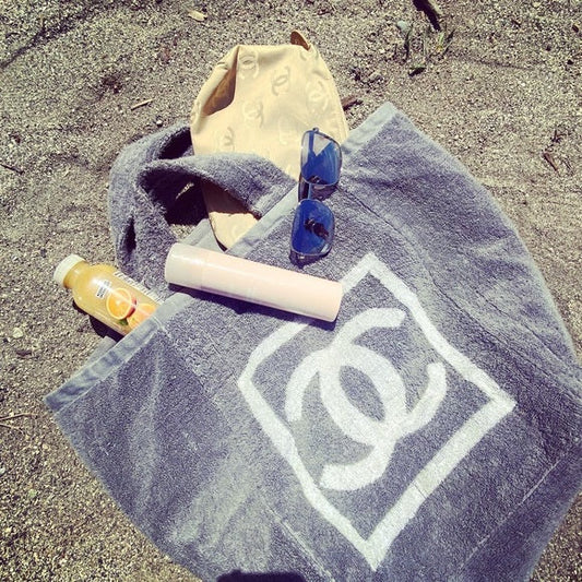 Chanel Vintage cotton beach Tote