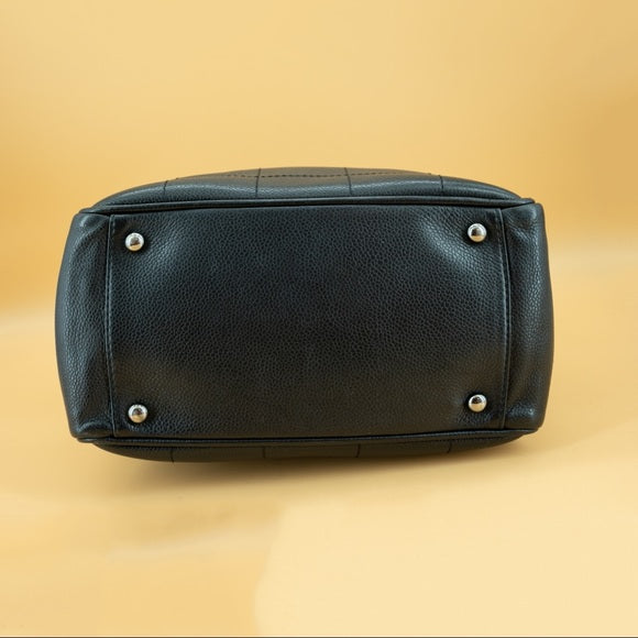 Chanel Vintage chocolate bar leather tote TWS pop