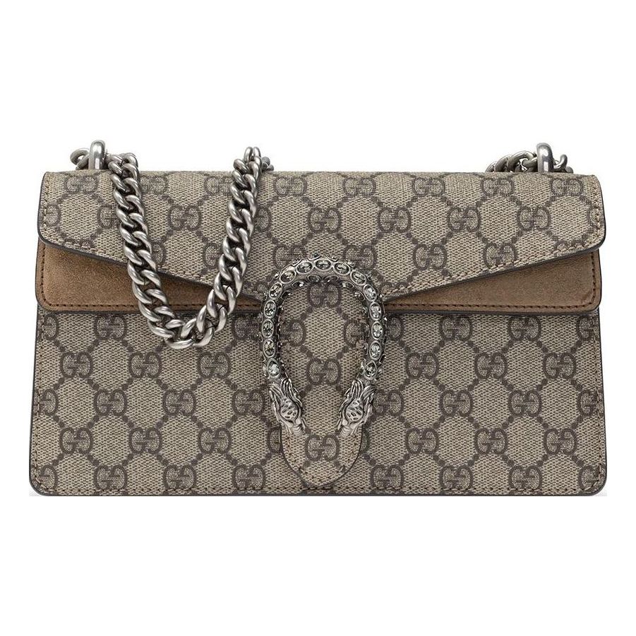 (WMNS) GUCCI GG Dionysus Small-Sized Single-Shoulder Bag Grey/Brown 499623-92TJN-8660