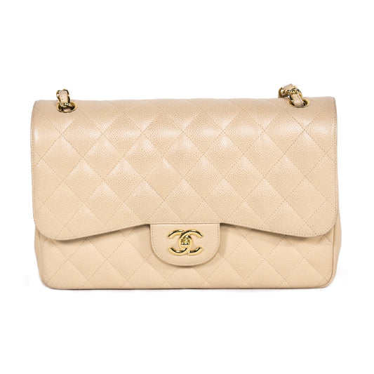 Chanel Caviar Classic Jumbo Double Flap Bag