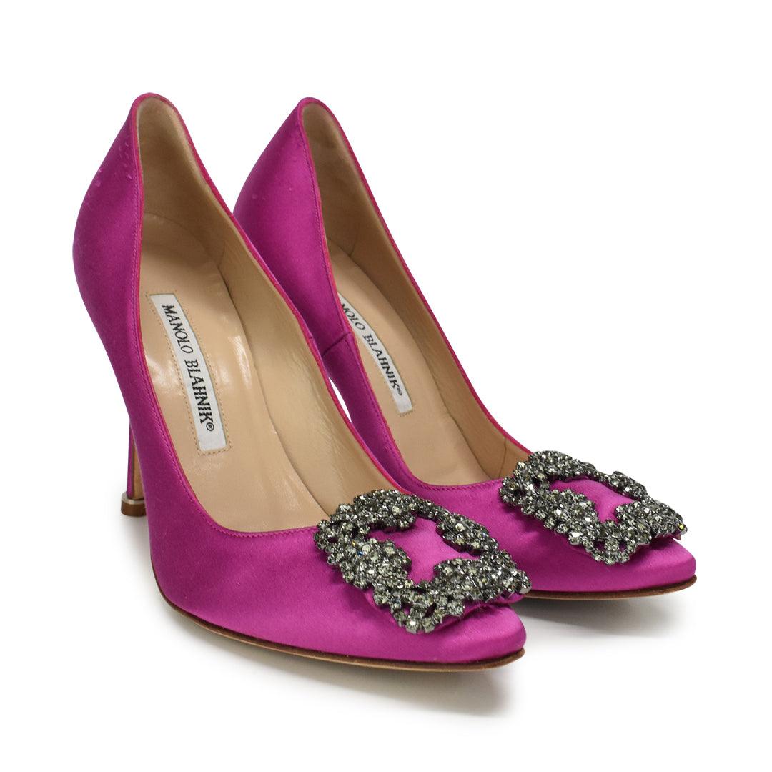 Manolo Blahnik 'Hangisi' Pumps - Women's 34.5