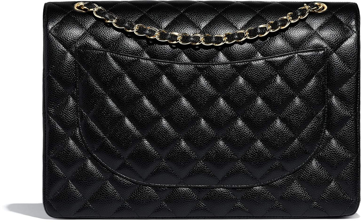 Chanel Large Classic Handbag Black