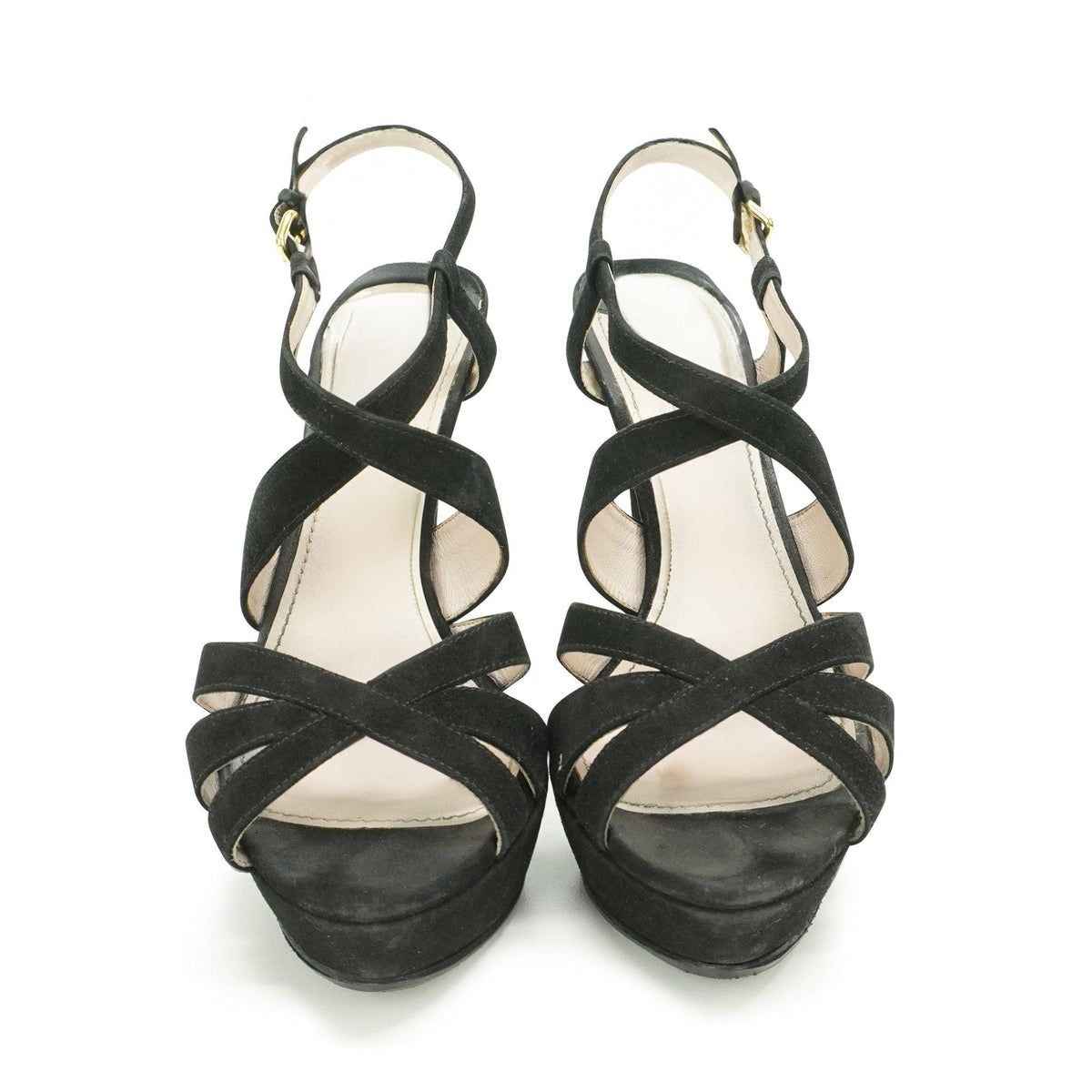 Miu Miu Strappy Heels - Women's 37