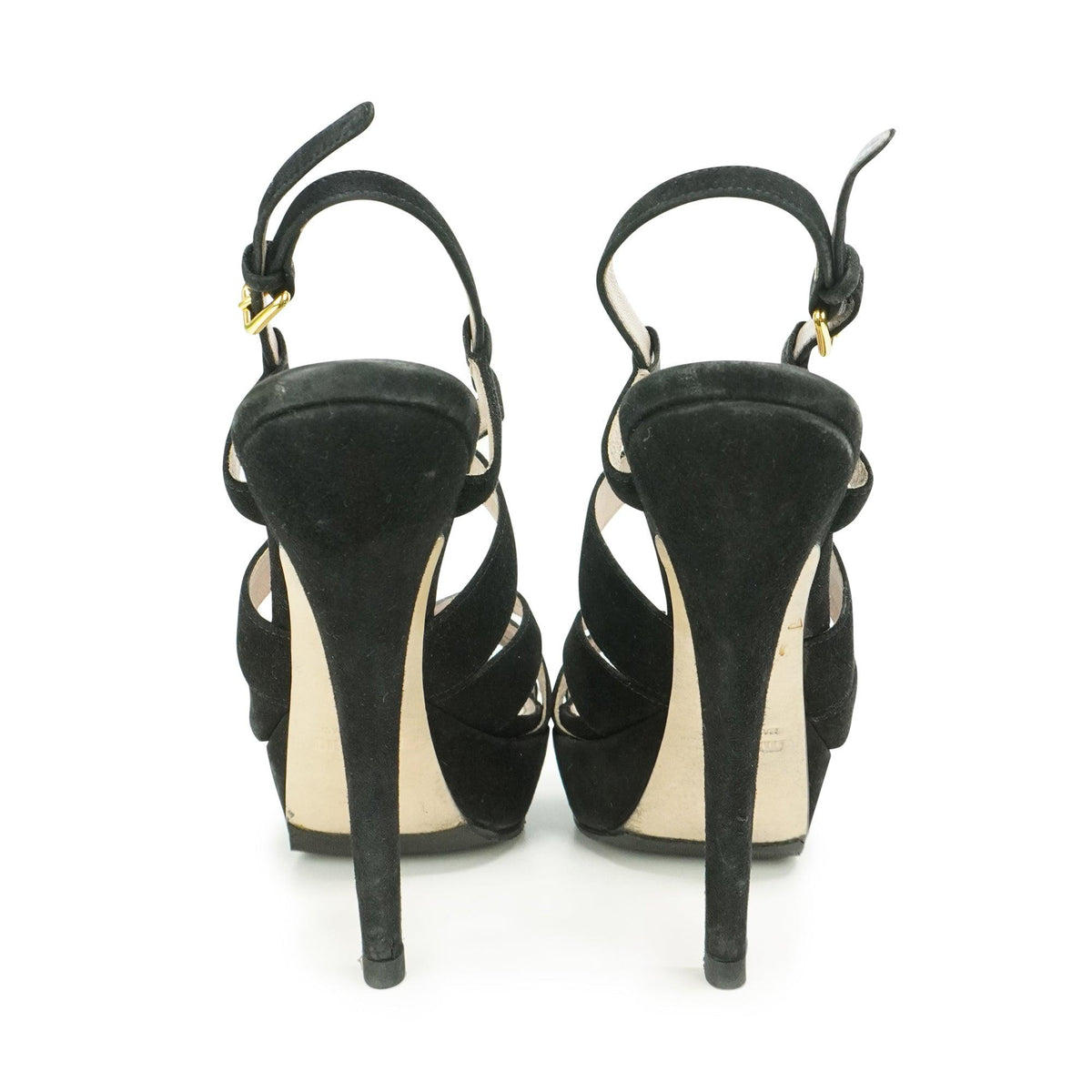 Miu Miu Strappy Heels - Women's 37
