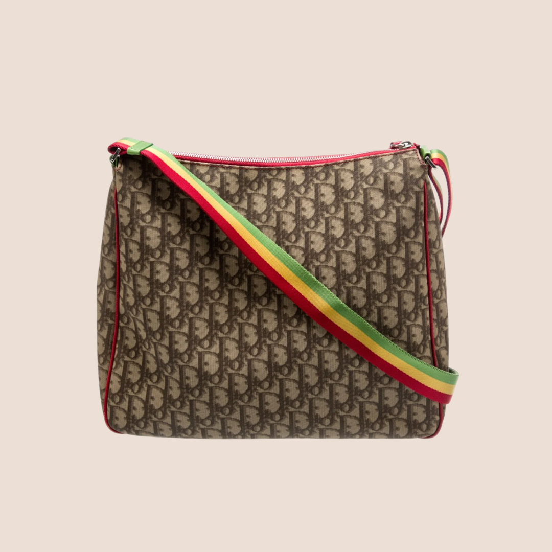 CHRISTIAN DIOR RASTA TROTTER MESSENGER BAG