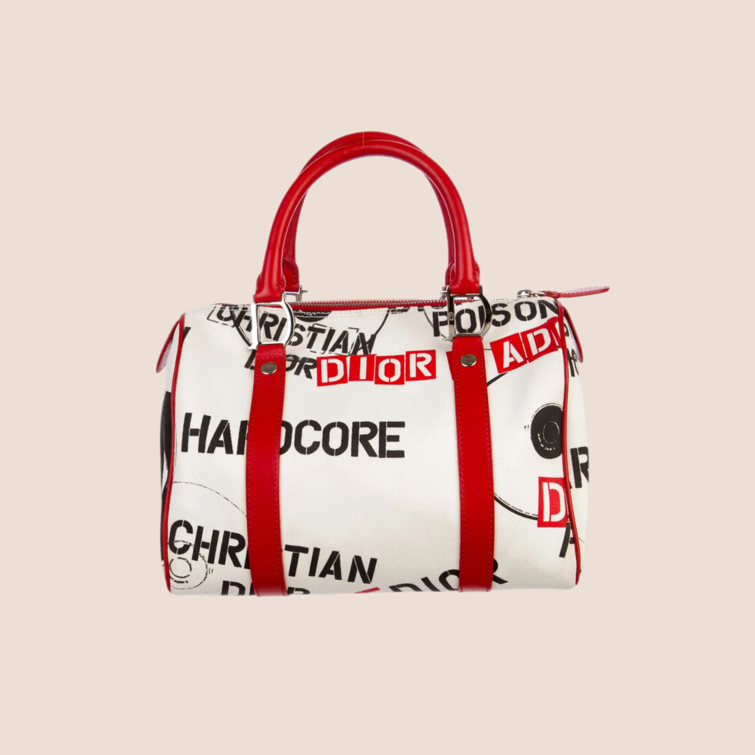 CHRISTIAN DIOR 2004 HARDCORE POISON BOSTON BAG