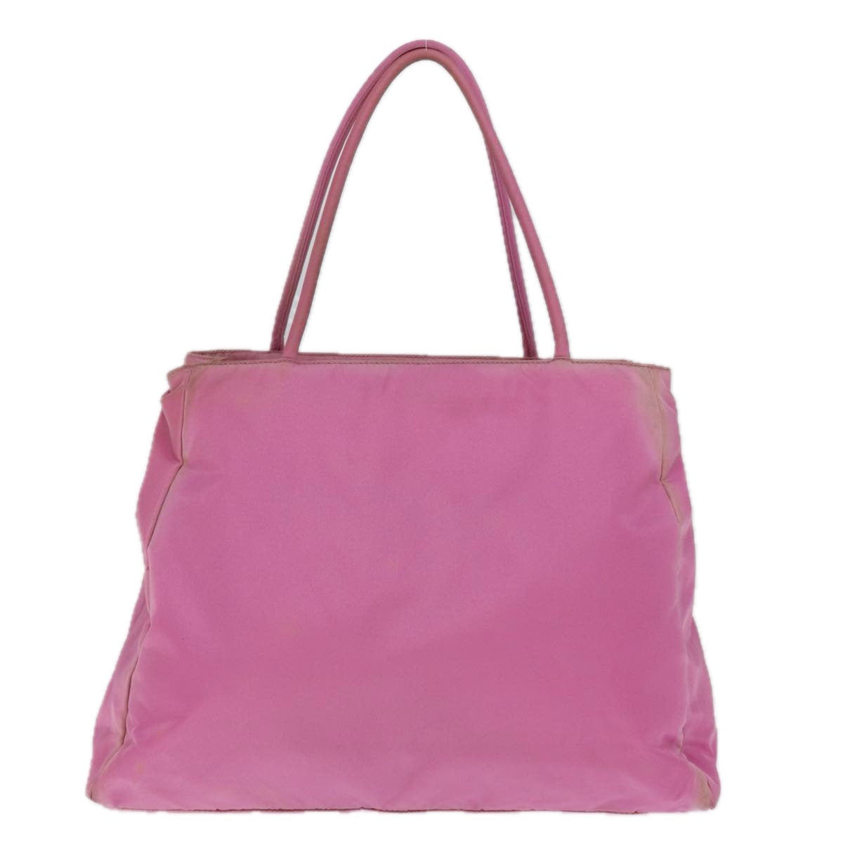 PRADA Tote Bag Nylon Pink Auth mr150