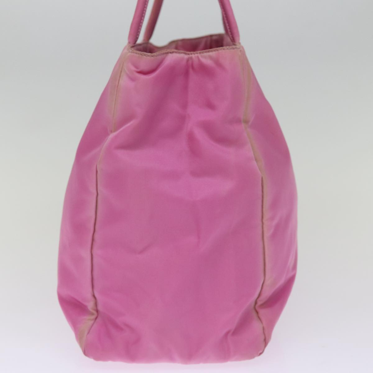 PRADA Tote Bag Nylon Pink Auth mr150