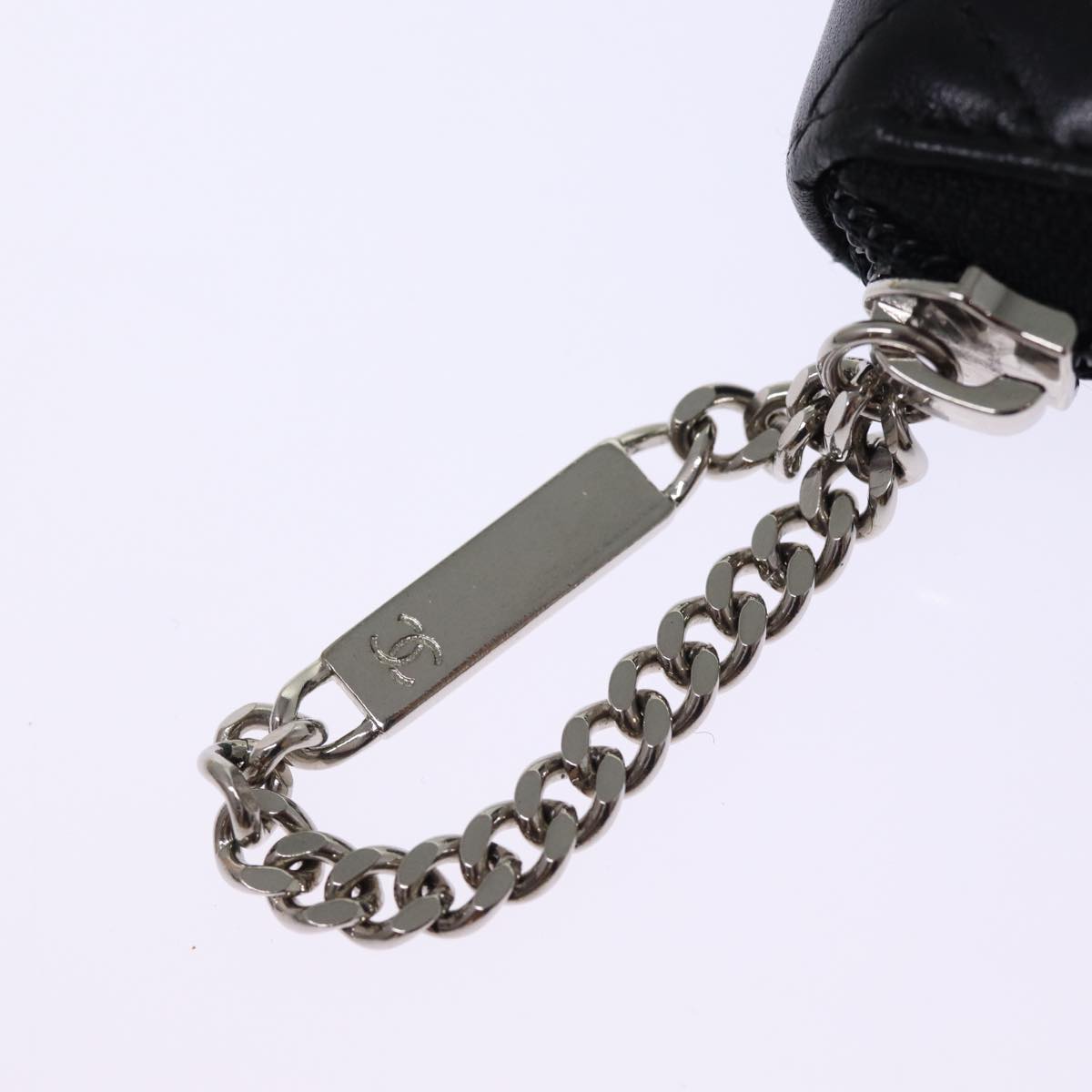 Top Quality Chanel Long Wallet Leather Black CC Auth mr152