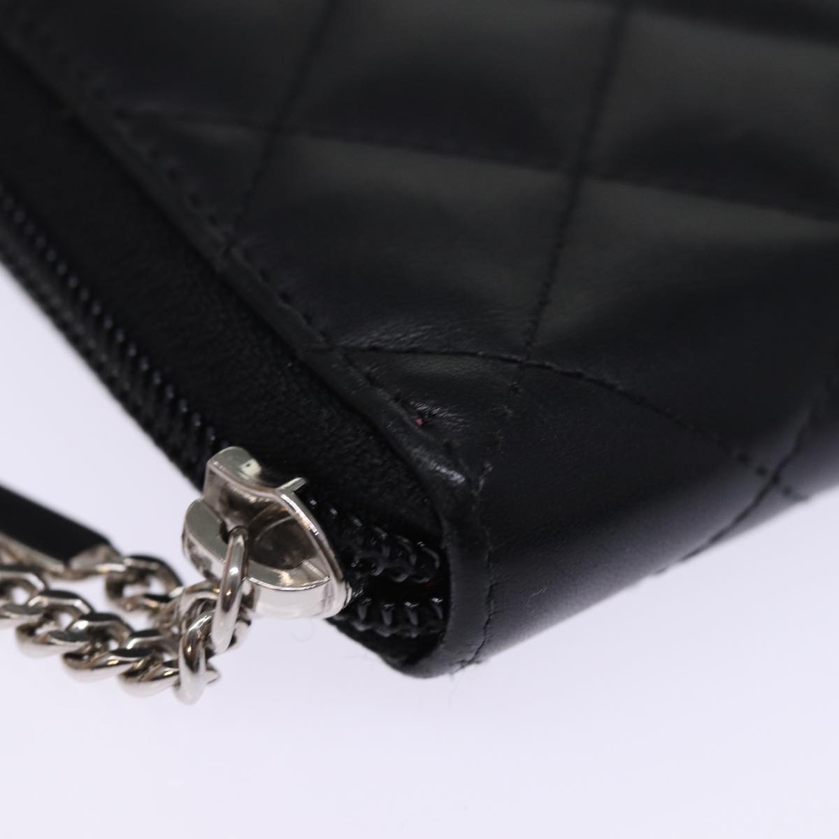 Top Quality Chanel Long Wallet Leather Black CC Auth mr152