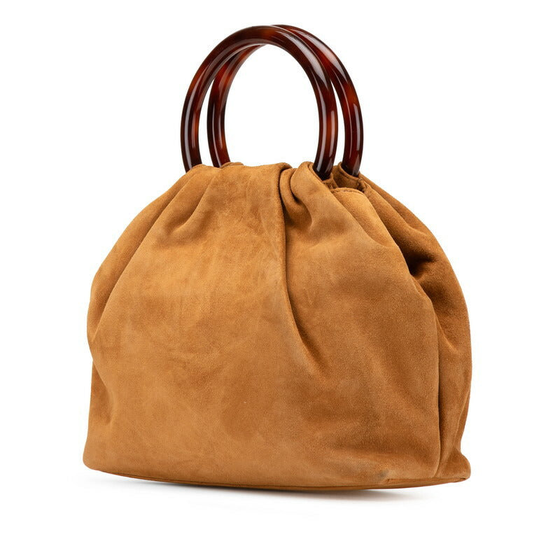 Chanel Coco Mark Suede Handbag