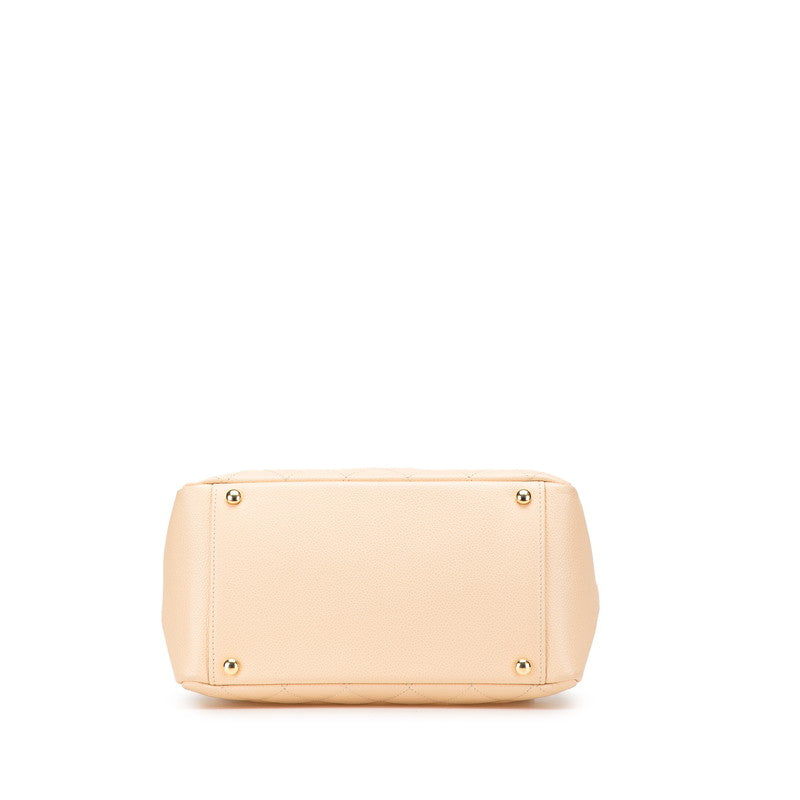 Chanel Coco Mark Matelasse Caviar Skin Shoulder Bag