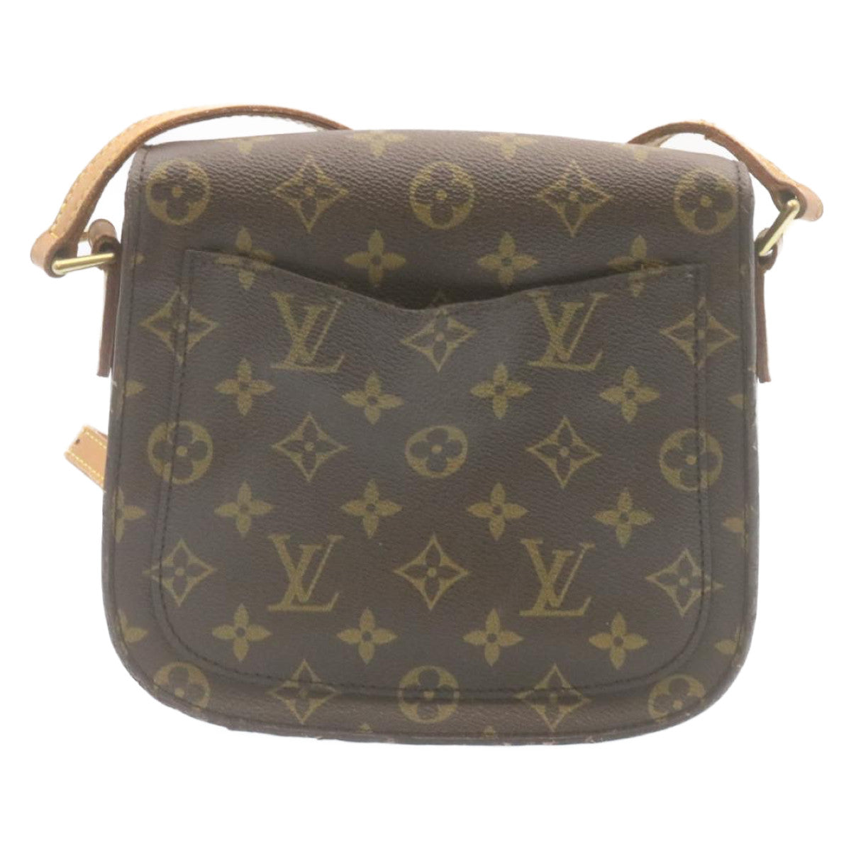 LOUIS VUITTON Monogram Saint Cloud MM Shoulder Bag M51243 LV Auth 34542