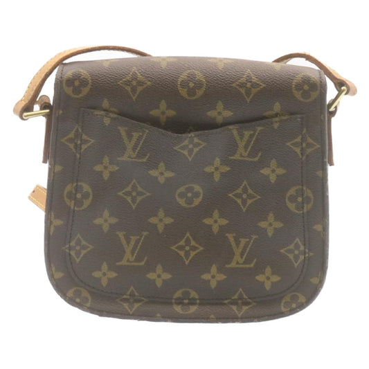 LOUIS VUITTON Monogram Saint Cloud MM Shoulder Bag M51243 LV Auth 34542