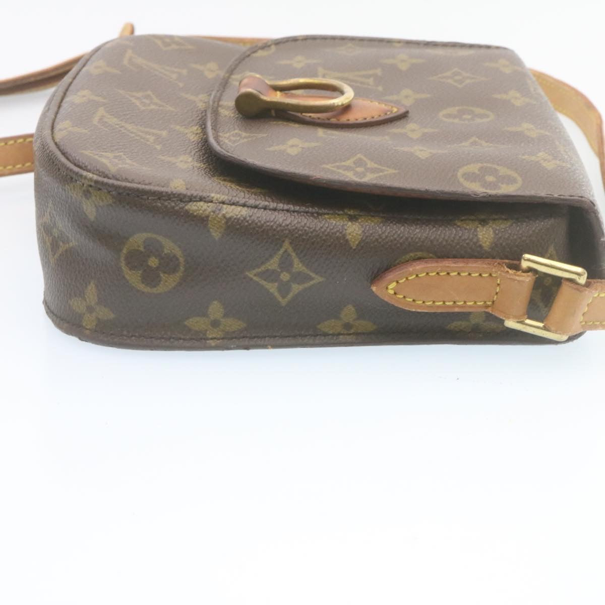 LOUIS VUITTON Monogram Saint Cloud MM Shoulder Bag M51243 LV Auth 34542