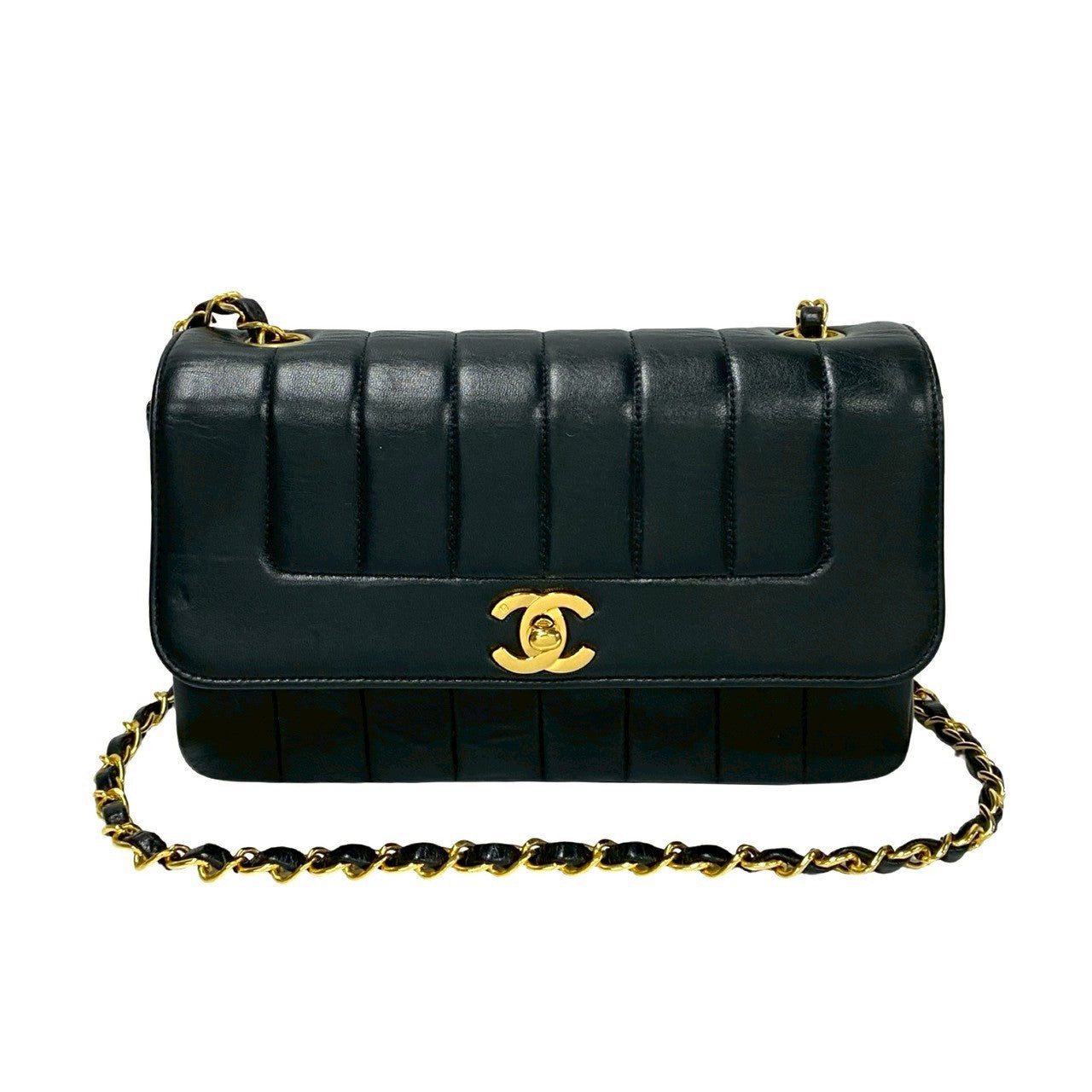 Chanel Mademoiselle Coco Mark Lambskin Shoulder Bag