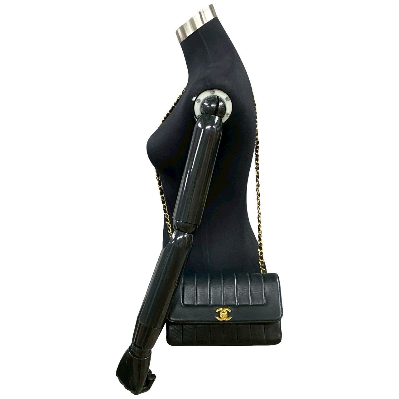Chanel Mademoiselle Coco Mark Lambskin Shoulder Bag