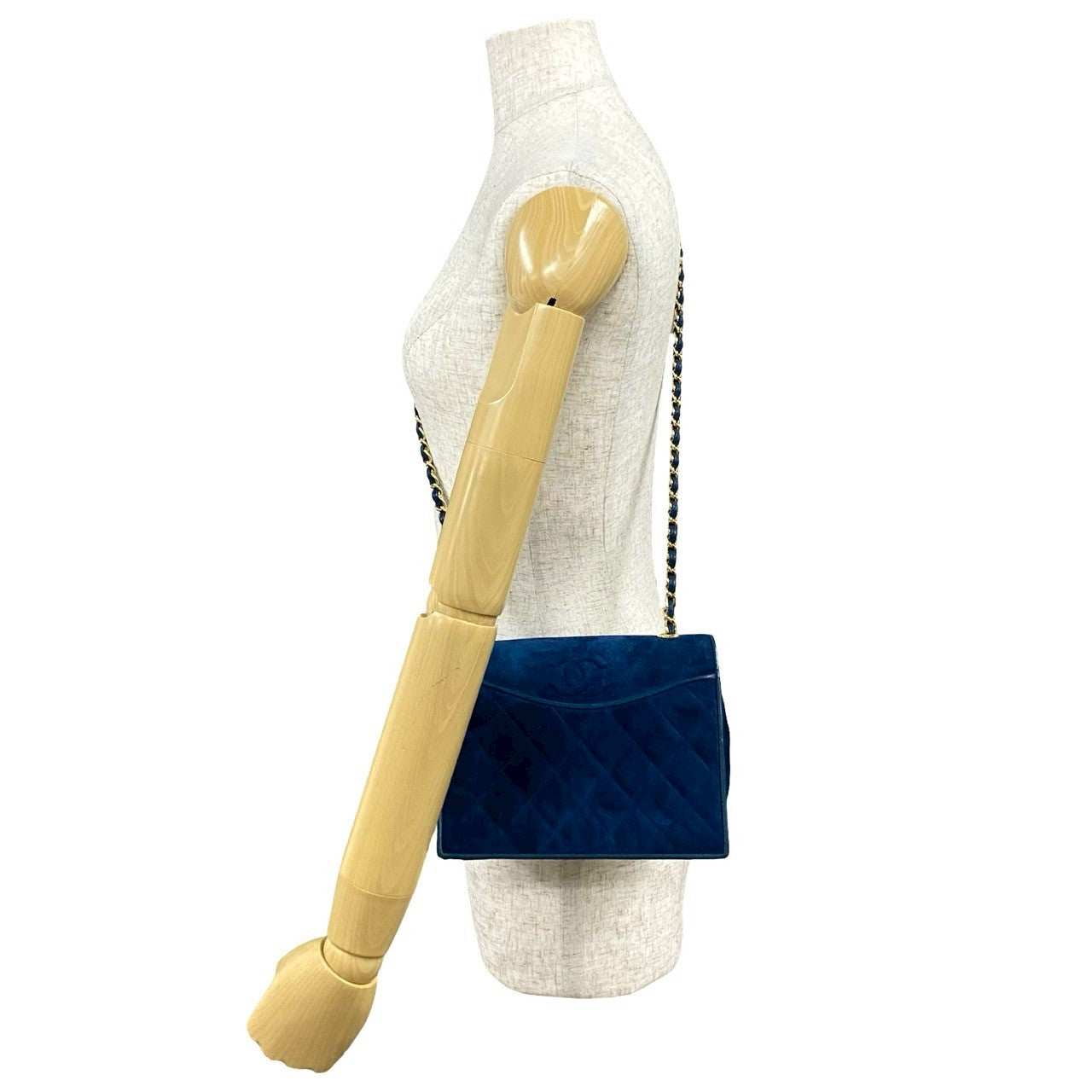 Chanel Matelasse Suede Leather Shoulder Bag