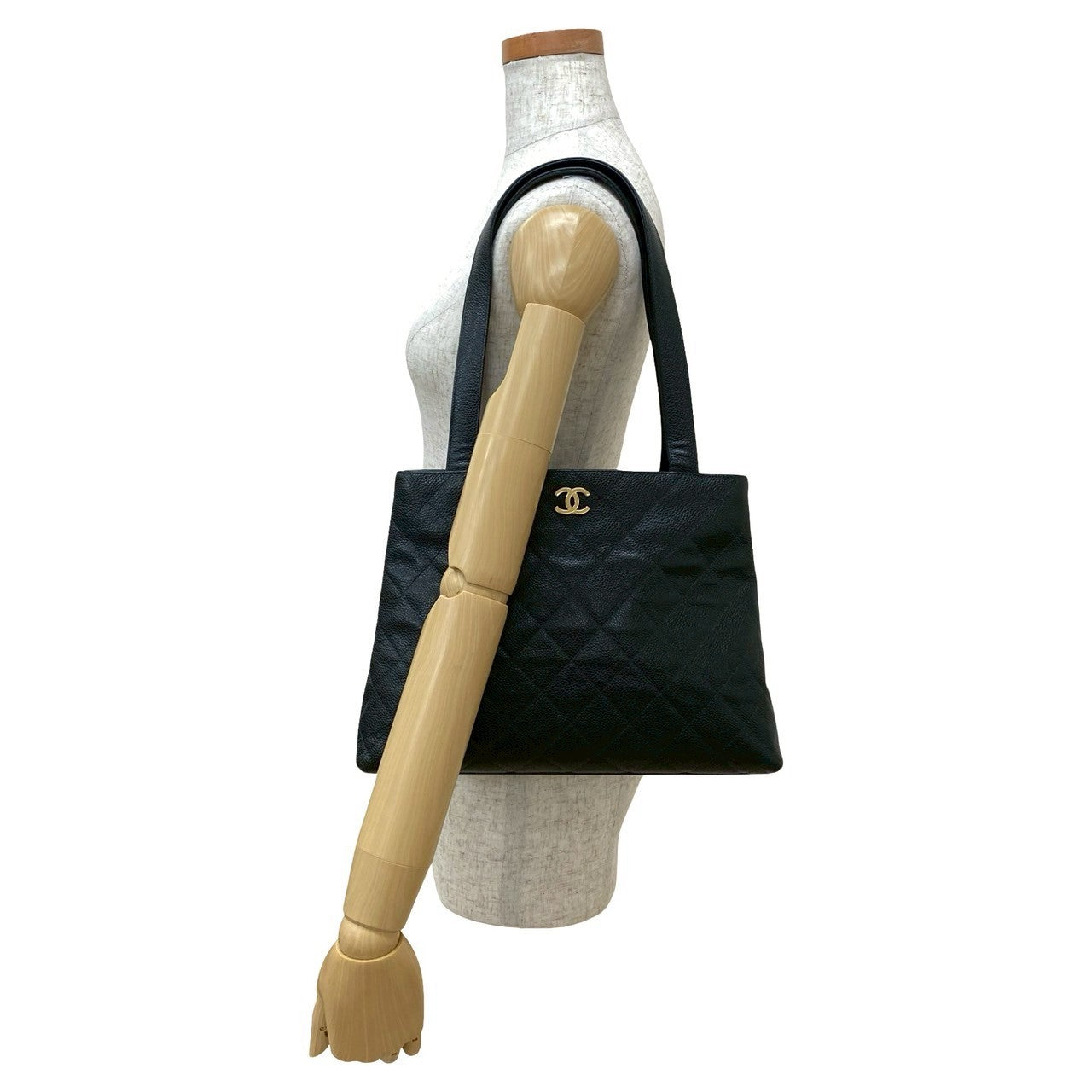 Chanel Matelassé Caviar Skin Tote Bag