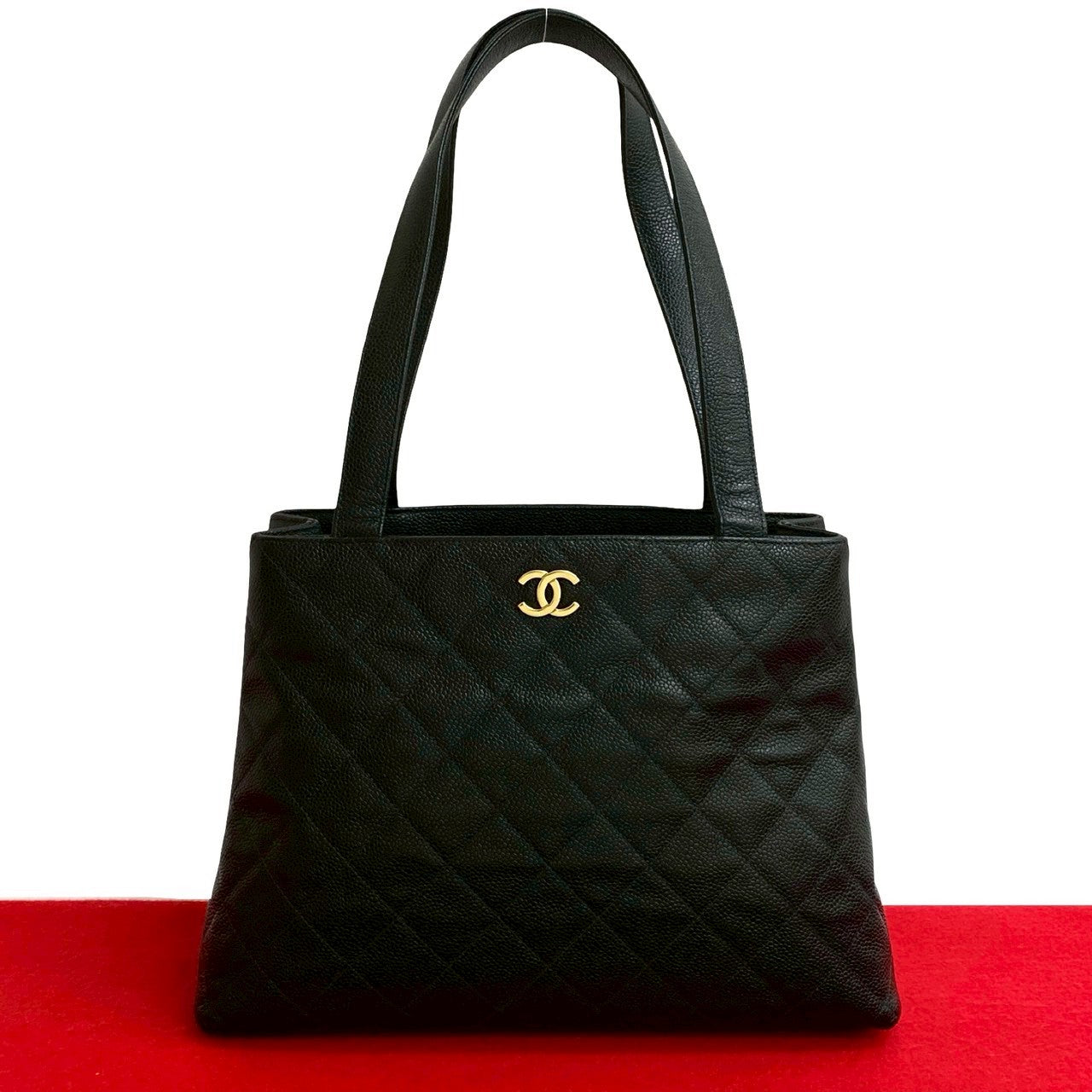 Chanel Matelassé Caviar Skin Tote Bag