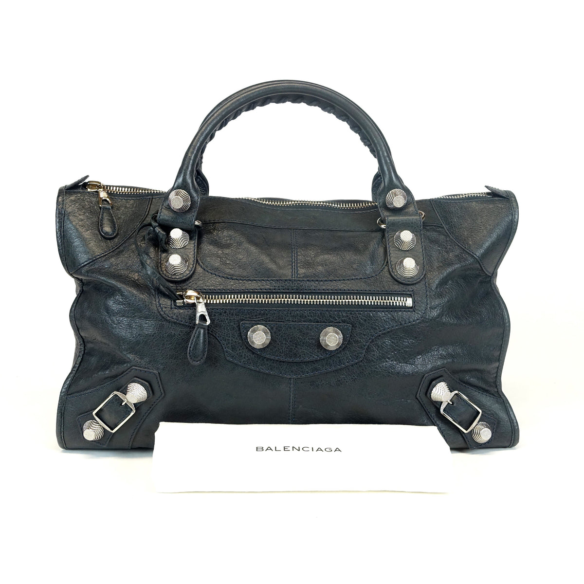 Giant 21 Agneau Leather Work Bag