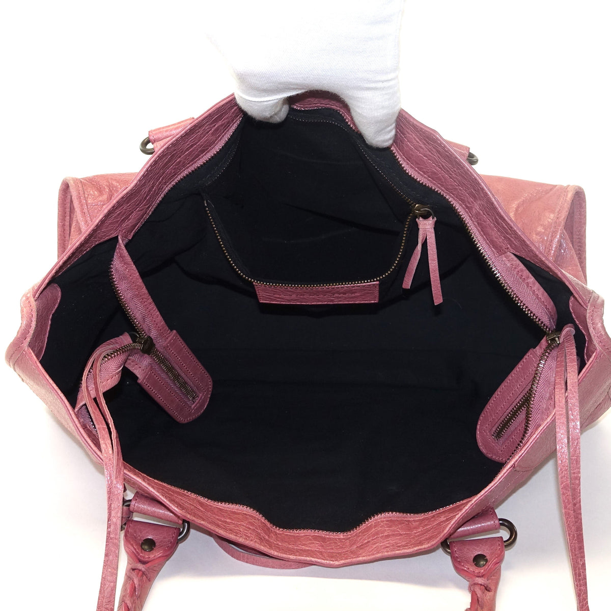 Giant 12 Agneau Leather City Bag