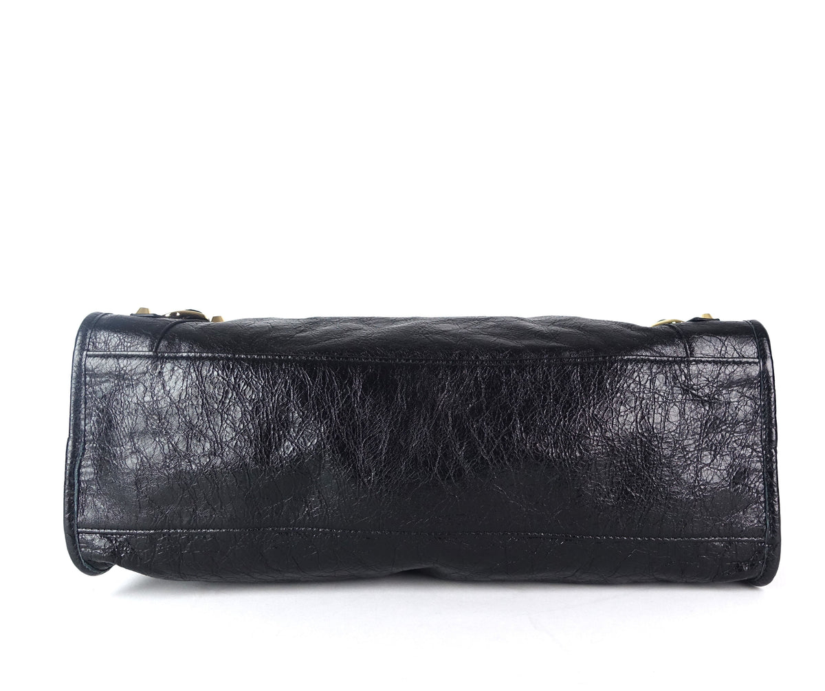 Classic Agneau Leather City Bag