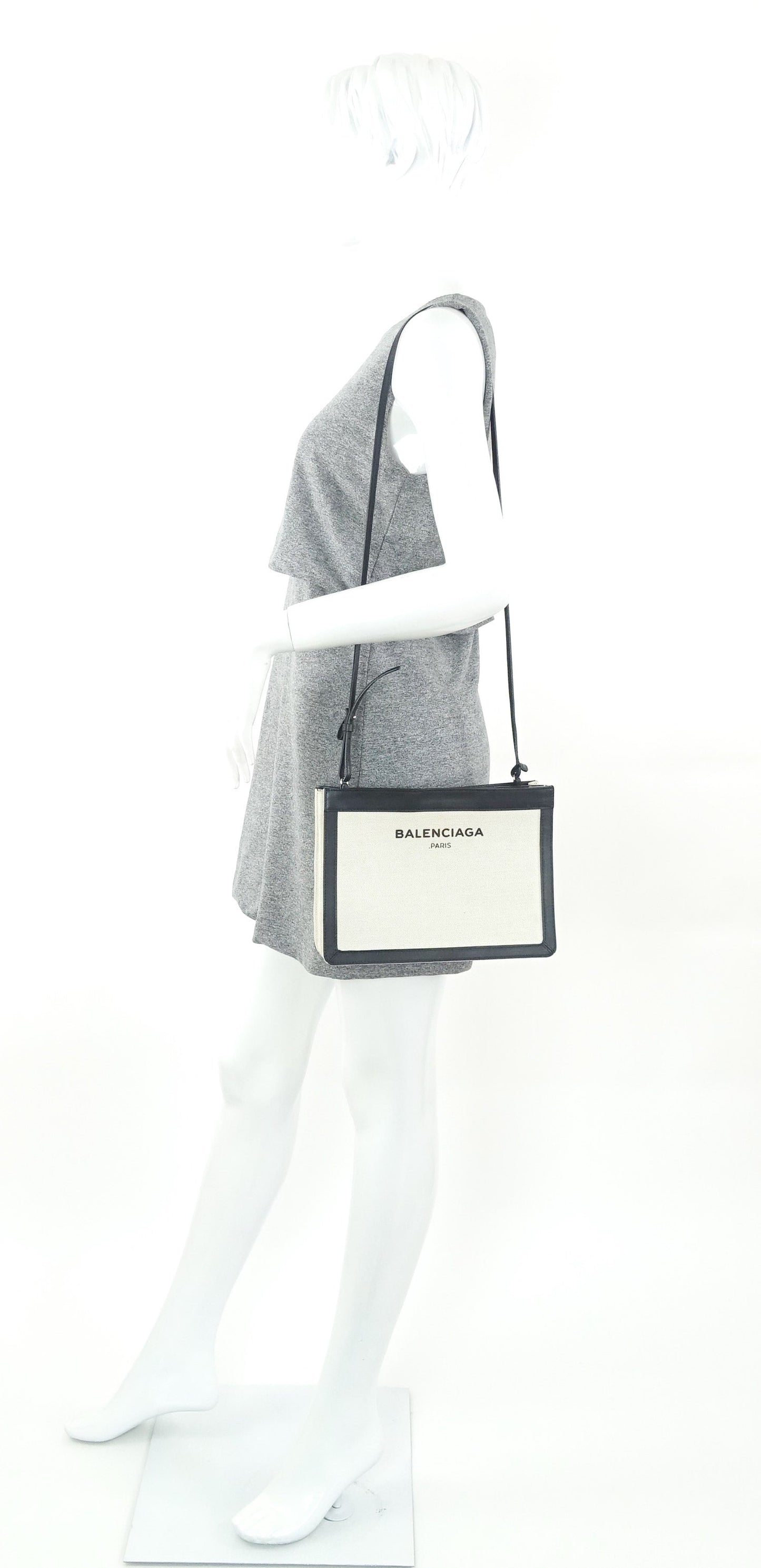 Canvas and Leather Tote Bag