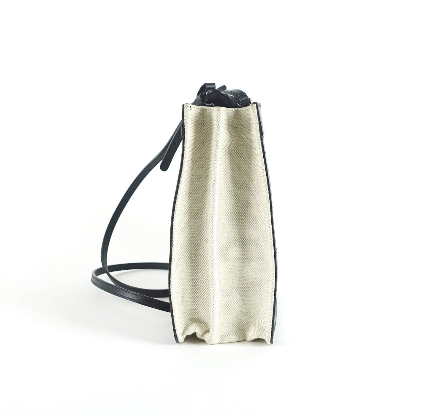 Canvas and Leather Tote Bag