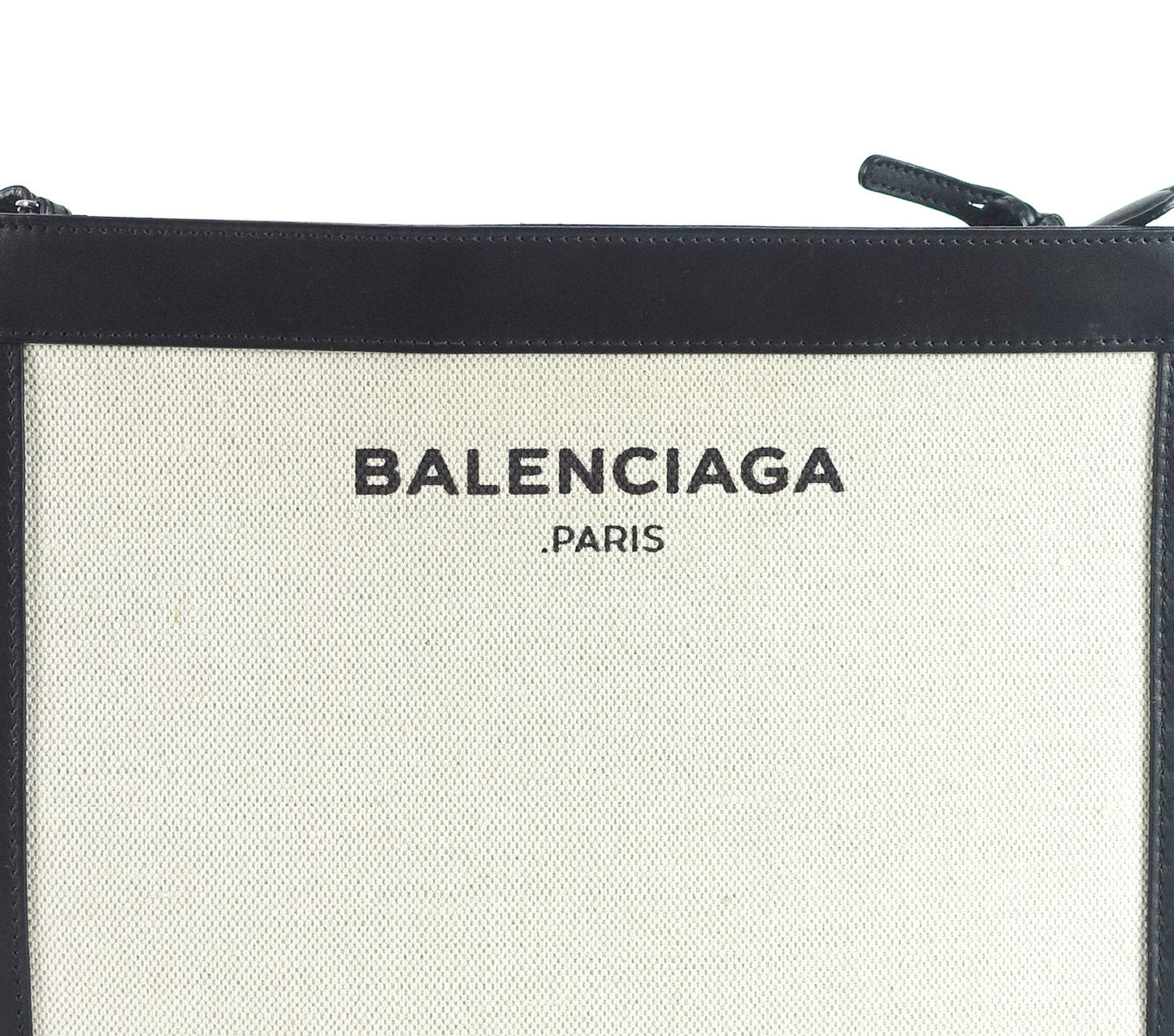 Canvas and Leather Tote Bag