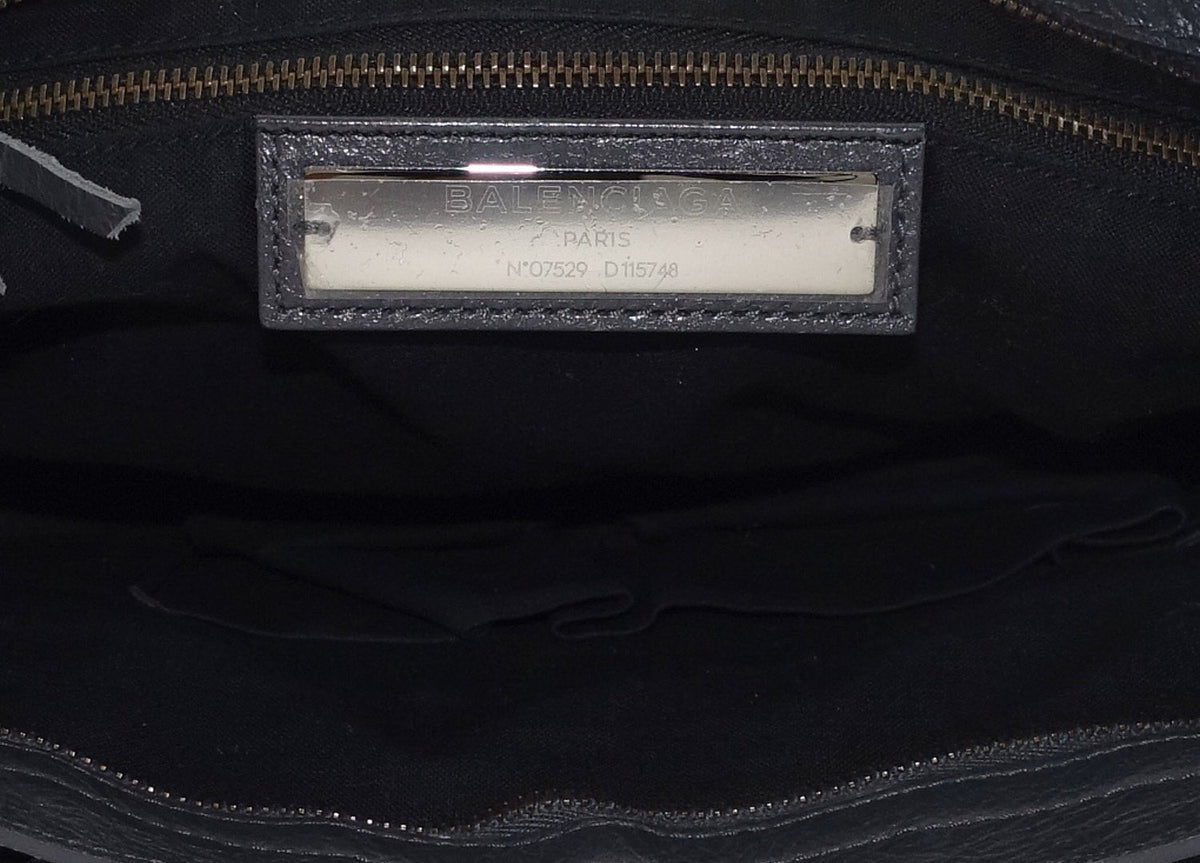 Classic Agneau Leather City Bag