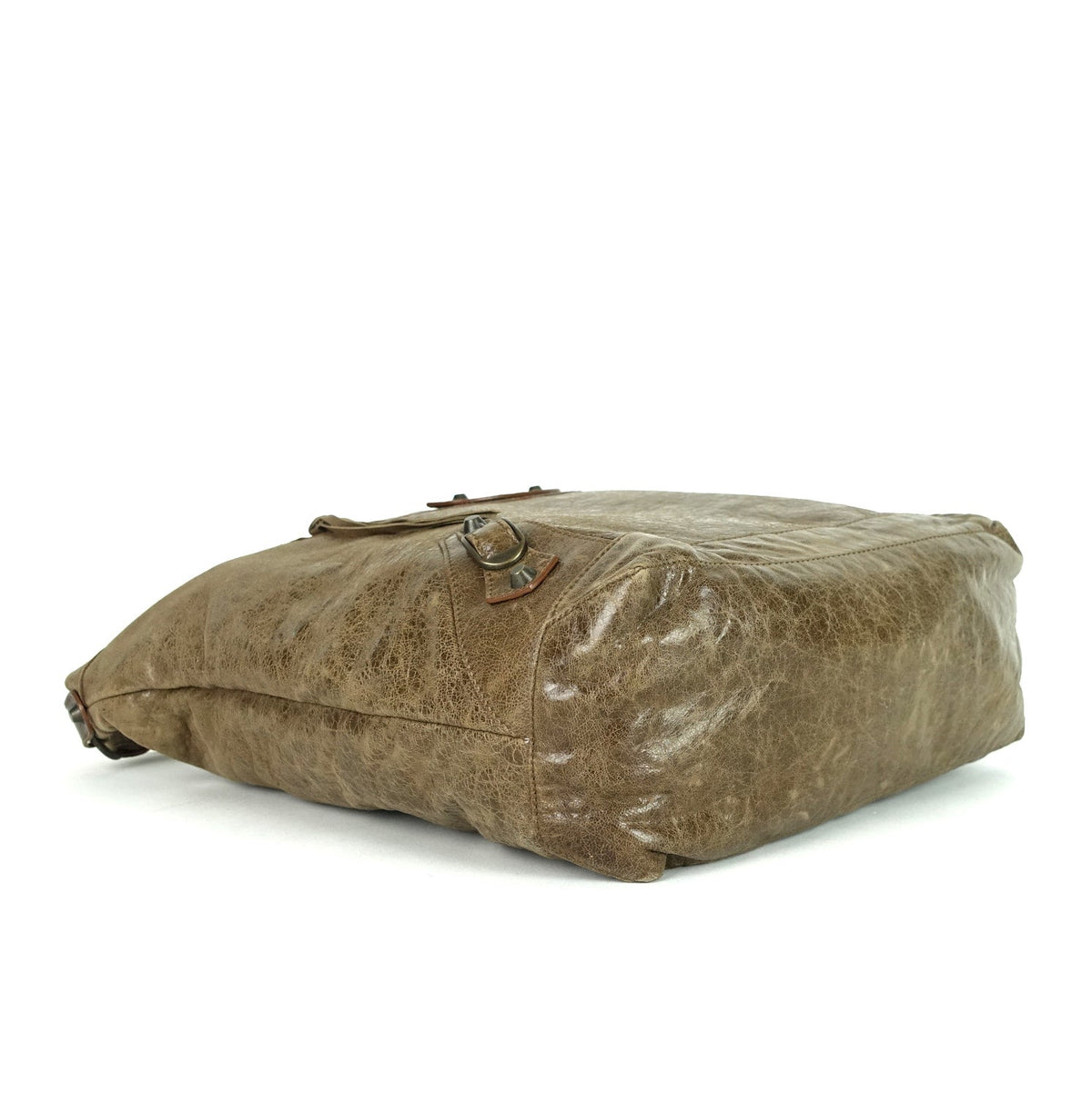 Classic Day Glazed Calfskin Leather Bag