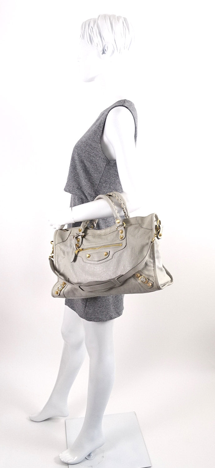 Classic City Agneau Leather Giant Bag