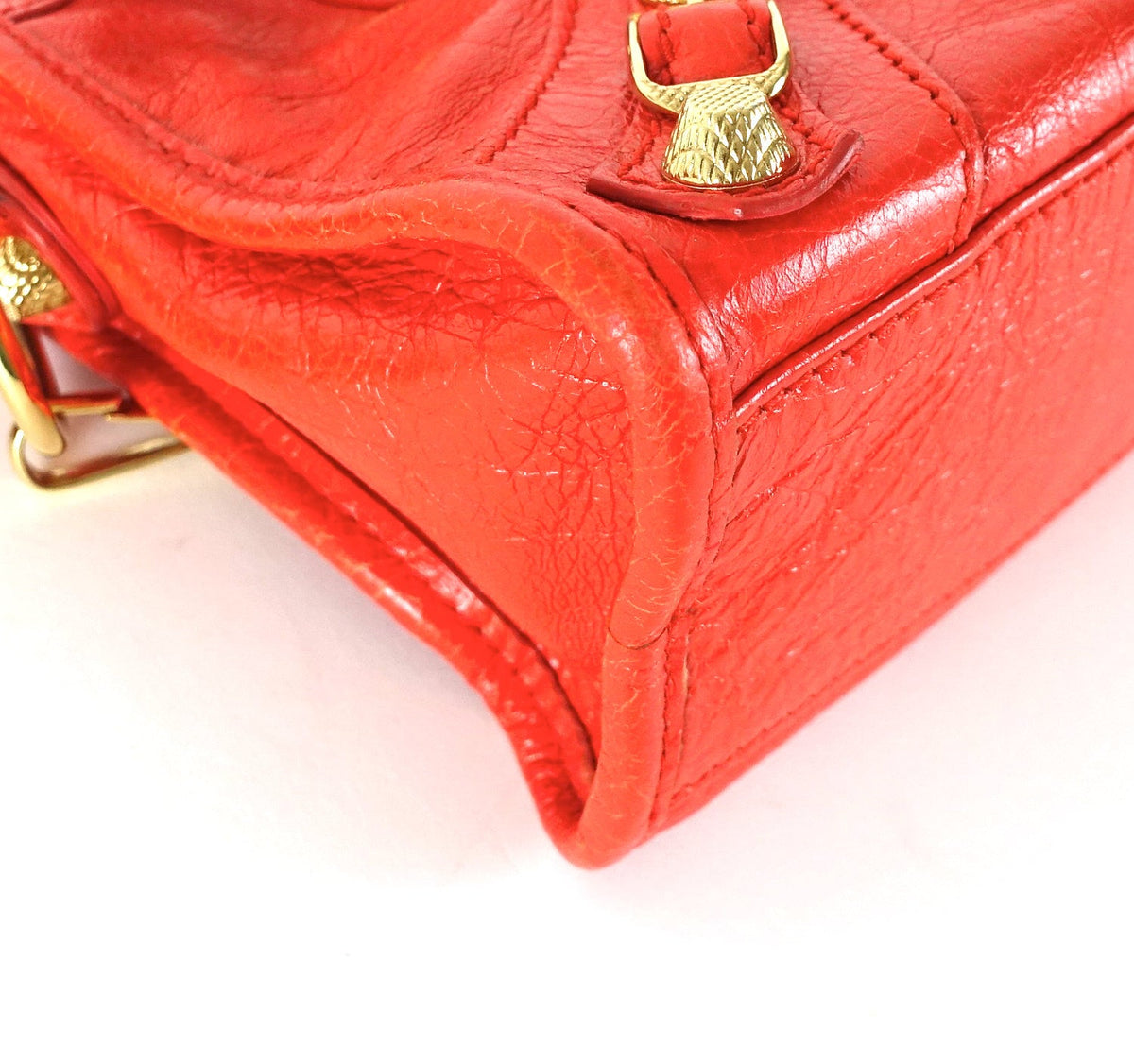 Classic Agneau Leather Mini City Bag