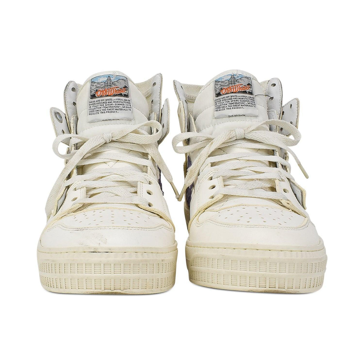 Off-White High-Top Sneakers - Men's 41