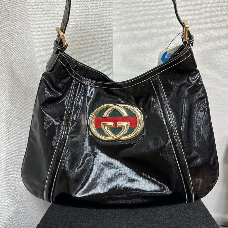 Gucci GG Britt Blondie Tote Bag, Black