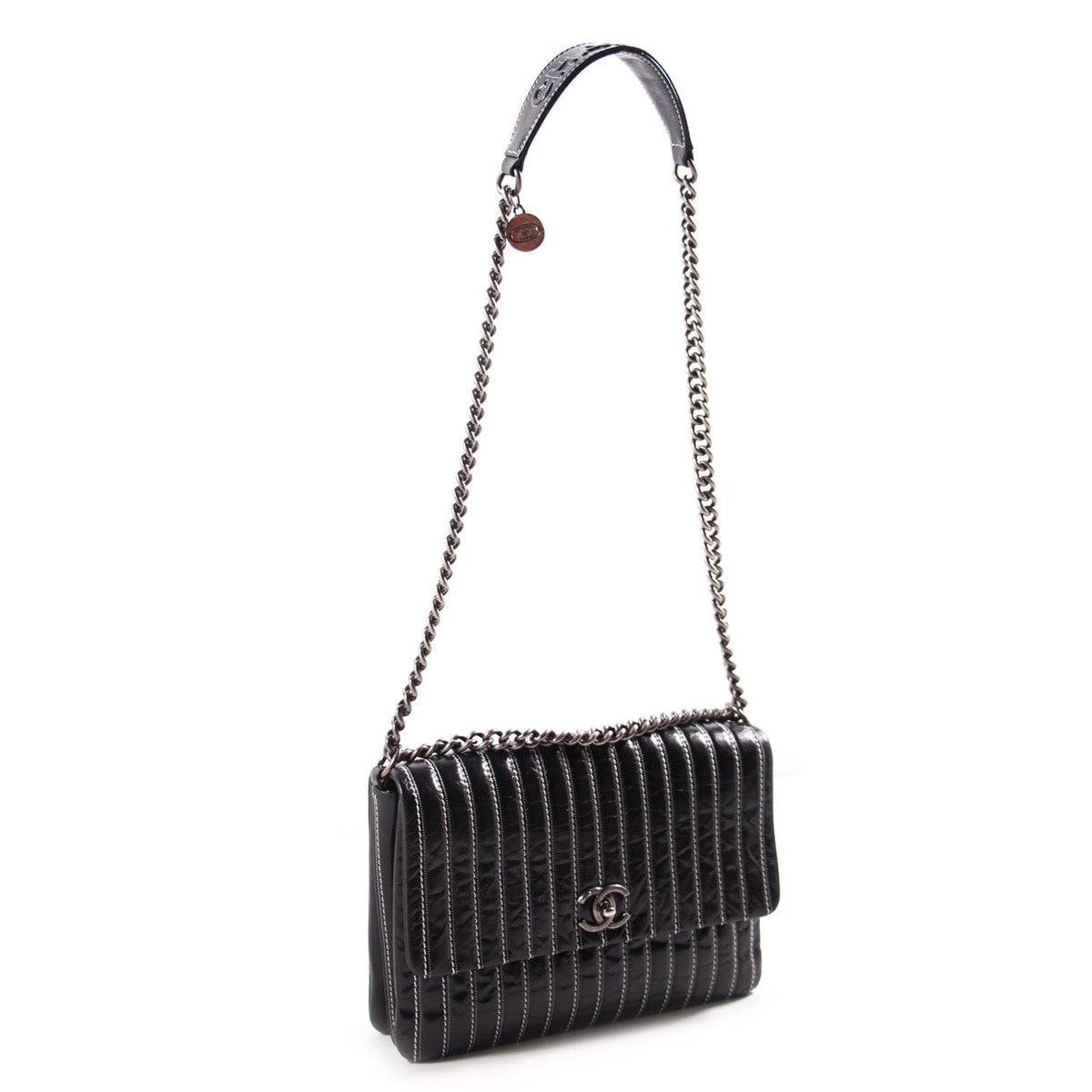 Chanel Vertical Single Flap Bag