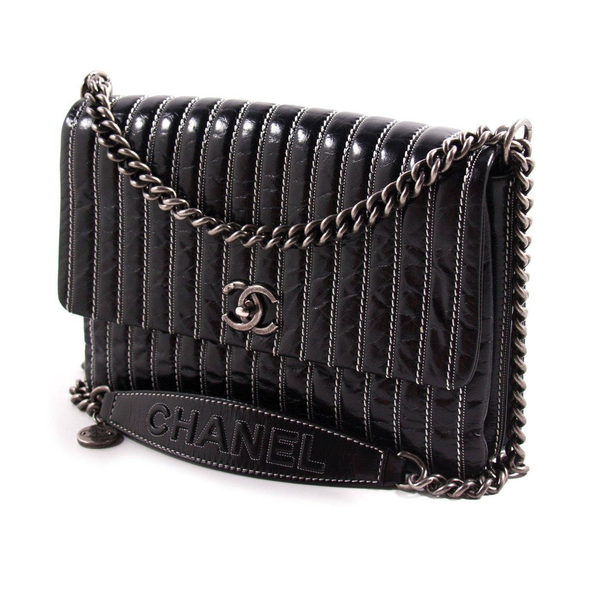 Chanel Vertical Single Flap Bag