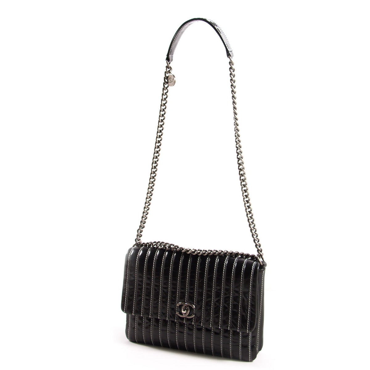 Chanel Vertical Single Flap Bag