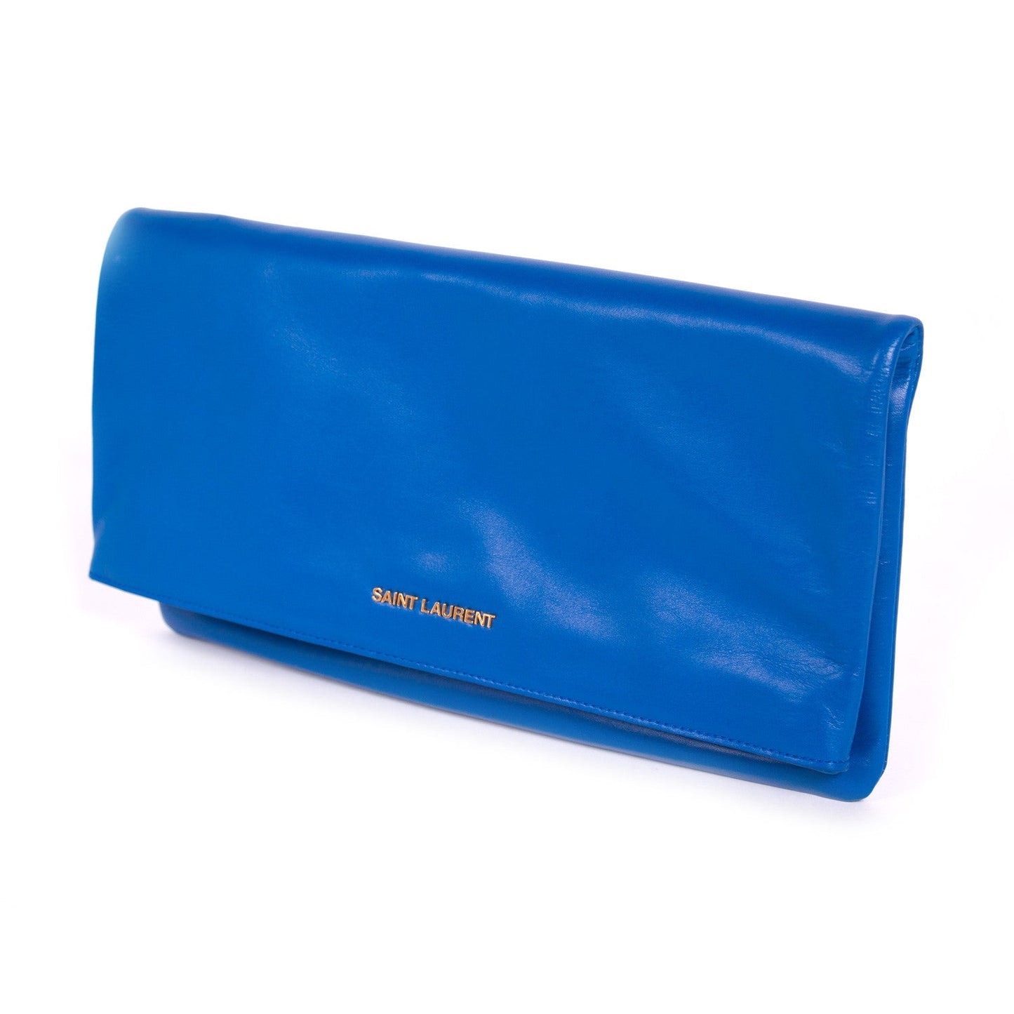Saint Laurent Letters Fold-Over Clutch