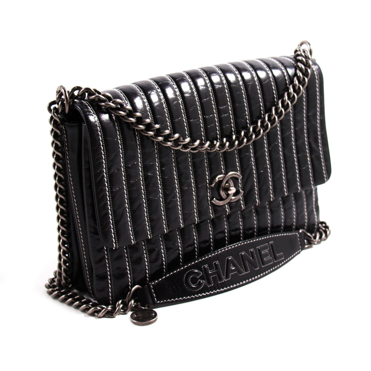 Chanel Vertical Single Flap Bag