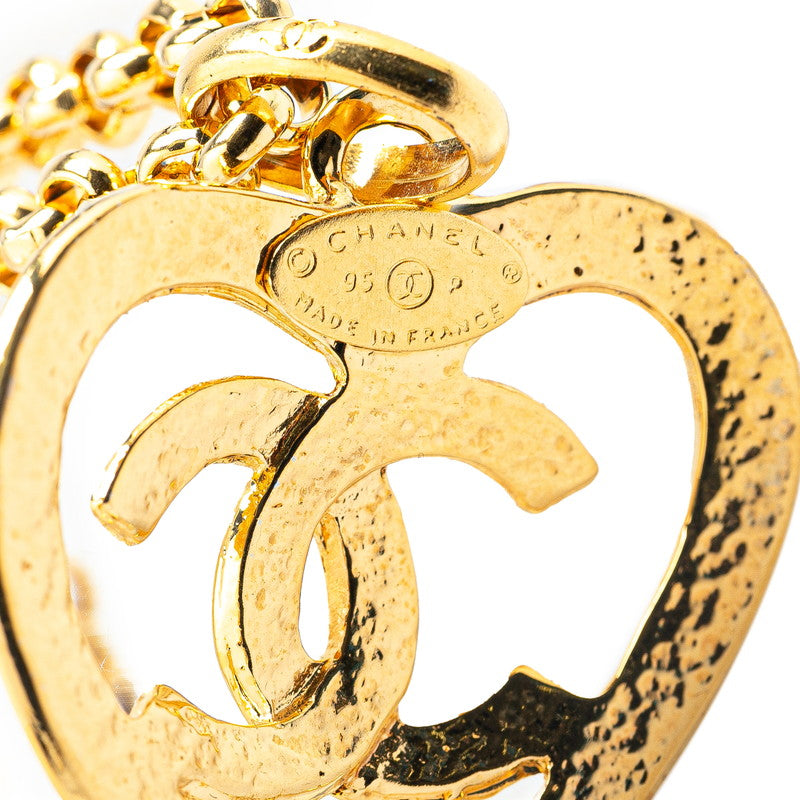 Chanel Coco Mark Heart Motif Necklace