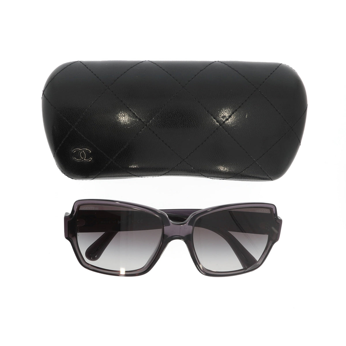 Top Quality Chanel Glasses in Black Plastic