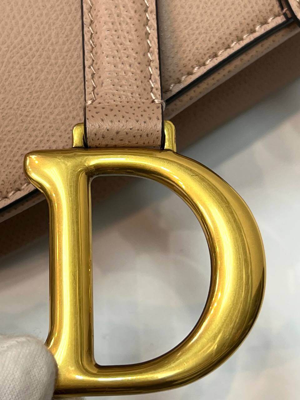 Dior SADDLE Bag Taupe WITH STRAP